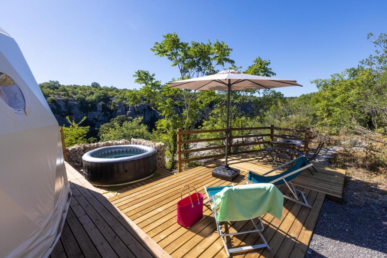 Les Domes Des Gorges Otel Ruoms Dış mekan fotoğraf