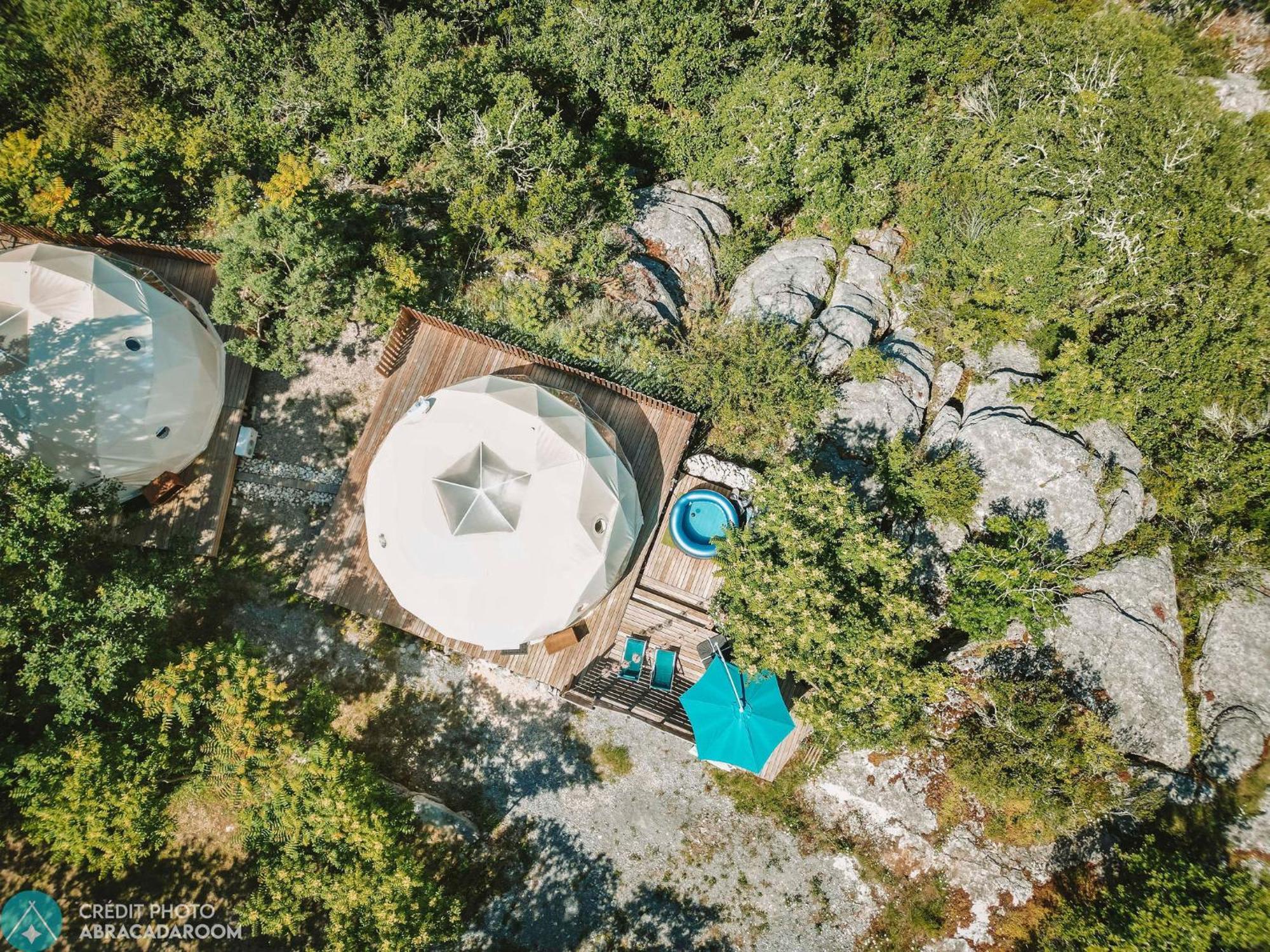Les Domes Des Gorges Otel Ruoms Dış mekan fotoğraf
